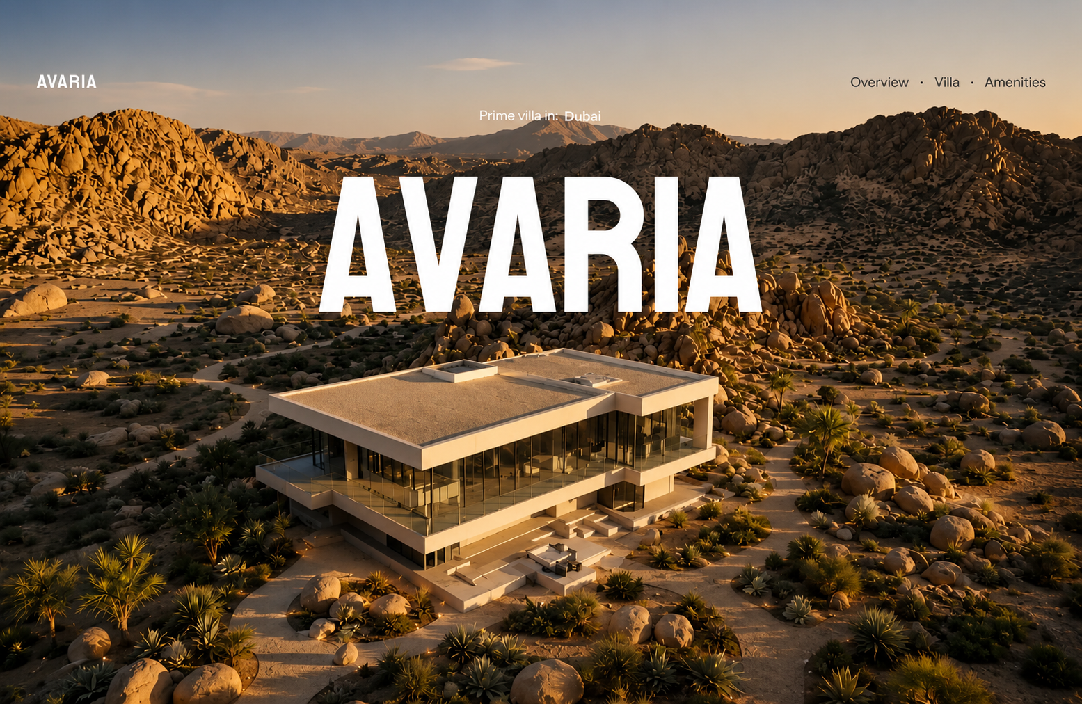 Avaria Villa project preview image.
